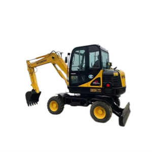 Venta caliente de buena calidad para Hyundai Excavator 60W-7 Excavadora de ruedas con precio barato - Product Image 1
