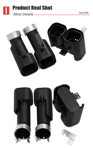 Punta de Escape Cuadrada Cuádruple de Acero Inoxidable para Automóvil SYPES, para <span class=keywords><strong>Land</strong></span> <span class=keywords><strong>Rover</strong></span> <span class=keywords><strong>Defender</strong></span> Diesel 90 110 130 Black Knight <span class=keywords><strong>007</strong></span> de 2020 en Adelante - Product Image 5