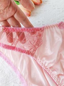 Slip Bikini Donna Sexy in Pizzo di Nylon, Taglia Grande, Morbido, a Vita Bassa, Traspirante, per Uso Quotidiano - Product Image 2