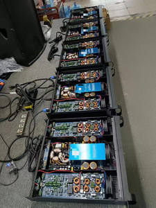 전문 4 채널 TD 클래스 고출력 스테이지 오디오 앰프 8ohm 임피던스 메탈 쉘 포스트 스테이지 파워 부스터 - Product Image 6