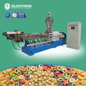 SUNPRING Maisflock-Herstellungsmaschine Maisflockmaschine Frühstückskerlinge Maisflockchen Snack-Lebensmittel-Extruder