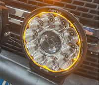 BRTLED Nouveau Phare LED Blanc Ambre 5,5 pouces 94W et Feux Antibrouillard pour Camions/Voitures Tout-Terrain Double DRL Certifié R112 Étanche IP68