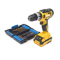 Perceuse à percussion sans fil 20V sans balai 60Nm 3 Fonctions Tournevis électrique Personnalisable OEM Support Mandrin sans clé Lumière LED