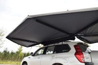 Nouvelle conception Camping Foxwing 270 degrés auvent Led lumière voiture toit côté auvent 360 degrés