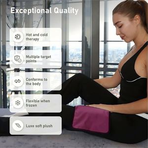 Practical Reusable Medium Flexible Gel <b>Ice</b> <b>Pack</b>-Cold Hot Soft <b>Ice</b> <b>Pack</b> for <b>Ankle</b> Legs Back Pain Relief Stress Relief-8" X 12 - Product Image 2