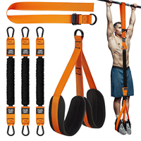 Juego de Bandas de Resistencia para Asistencia en Dominadas RS, 75 LBS, Incluye Anclaje para Puerta y Asas Acolchadas, Equipo de Ejercicio Resistente para Gimnasio en Casa