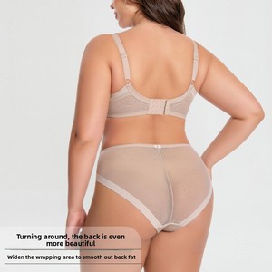 Zoyiame – Ensemble <span class=keywords><strong>soutien</strong></span>-<span class=keywords><strong>gorge</strong></span> grande taille pour femmes, style gothique, en nylon/polyester, minimise l'apparence des grandes poitrines, prévient le relâchement - Product Image 3