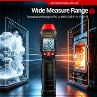 Thermomètre laser IR rechargeable numérique sans contact pour usage industriel, barbecue, four à pizza