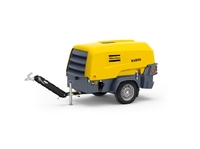 Compresseur rotatif à vis portable à injection d'huile à axe unique série 7 Atlas Copco 7-12 bar 102-175 Psig