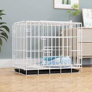 Fábrica al por mayor tamaño de alambre de hierro grueso se puede personalizar jaula grande para perros casas perro Alambre de hierro Metal plegable mascota <span class=keywords><strong>Animal</strong></span> jaula para mascotas - Product Image 6