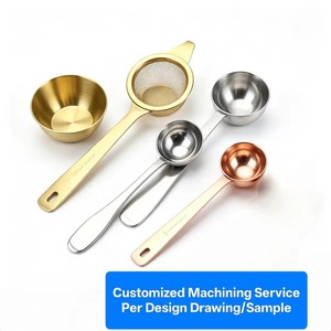 Custom Food Grade Coffee Milk <b>Powder</b> Stainless Steel Measuring Spoon Metal Measuring <b>Tea</b> Coffee <b>Matcha</b> Spoon Coffee <b>Tea</b> Scoop - Product Image 1