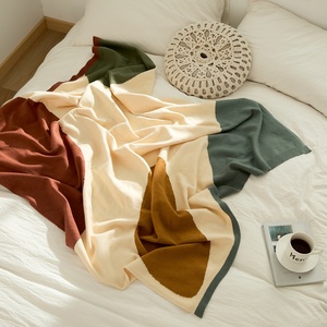 BL Fashion manta de <span class=keywords><strong>punto</strong></span> cálida <span class=keywords><strong>y</strong></span> cómoda para sofá <span class=keywords><strong>y</strong></span> decoración del hogar, súper suave <span class=keywords><strong>y</strong></span> acogedora - Product Image 5