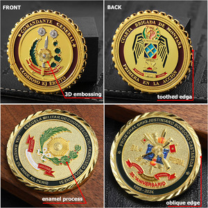 Souvenir <strong>Gifts</strong> 2d/3D Metal Zinc Alloy Enamel Coins Collections Manufacture Free Design Your Metal Logo Custom Challenge Coin - Product Image 3
