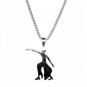 Cadena de Serpiente de Acero Inoxidable Personalizable con Letras Griegas Verticales de Delta <span class=keywords><strong>Sigma</strong></span> Theta, Versión Plateada en Oro - Product Image 5