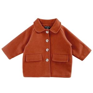 Manteau en laine à col rabattu pour petites filles, vêtements <span class=keywords><strong>boutique</strong></span>, pour l'hiver, 2344 - Product Image 1