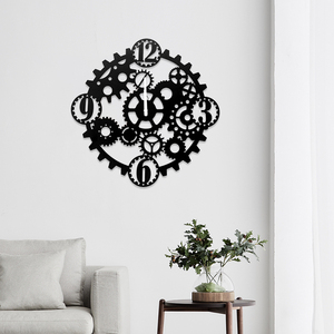 Bán Buôn Cổ Điển Bánh Có Hình Dạng Kim Loại Đồng Hồ Treo Tường Không Thường Xuyên Tùy Chỉnh Tường Nghệ Thuật Đồng Hồ Cho Trang Trí Nội Thất - Product Image 2
