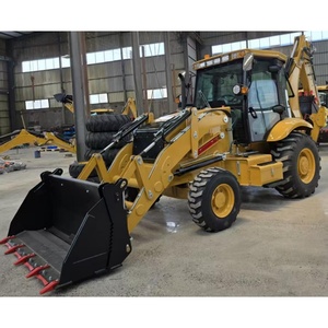 Sử dụng CAT 420f backhoe loader 4x4 4-in-1 xô thoải mái Cab backhoe Caterpillar backhoe lật - Product Image 1
