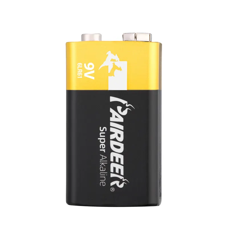 Best Pairdeer-Batería de 9 voltios, 500mAh, 9 V, 6LR61, Super alcalina, china, seca y resistente