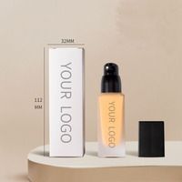 Fond de teint en velours mat pour femmes, maquillage liquide, correcteur pour femmes noires