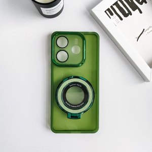 Điện Thoại Di Động Đứng Nhẫn Chủ Điện Thoại Trường Hợp Đối Với <span class=keywords><strong>iPhone</strong></span> 15 Pro Max Chủ Sở Hữu Có Thể Gập Lại Hiển Thị Đứng Ống Kính Bảo Vệ Bìa - Product Image 3