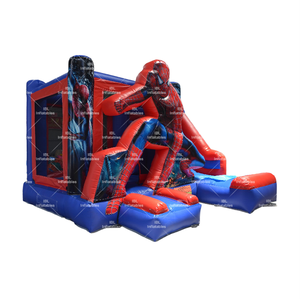 Castello Gonfiabile Commerciale in PVC a Tema Spider-Man, Gonfiabile per Saltare per Bambini, Parco Giochi all'Aperto e Noleggio per Divertimento - Product Image 5