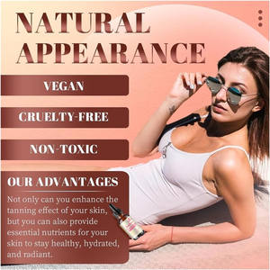 नम निजी लेबल फ्लेवर्ड ड्रिंक्बल सनबेड टैनिंग किशोरों के लिए बीटा कैरोटीन ड्रॉप करता है-त्वचा को 60 मिलीलीटर मौखिक तरल - Product Image 4