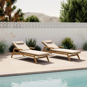 Mobilia esterna dell'hotel divano Chaise Lounge spiaggia piscina Patio Set <span class=keywords><strong>salotto</strong></span> <span class=keywords><strong>giardino</strong></span> - Product Image 2