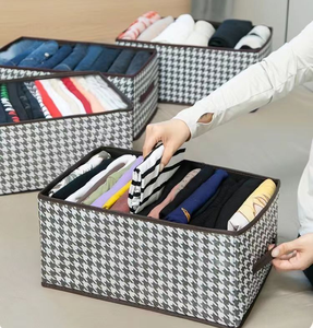 Caja de almacenamiento de cesta de precio al por mayor para cesta de almacenamiento con asas de gran capacidad - Product Image 4