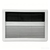 Fenêtre de caravane à double couche en acrylique résistante aux UV, isolation thermique, fenêtre à charnières avec système de verrouillage sécurisé pour caravane