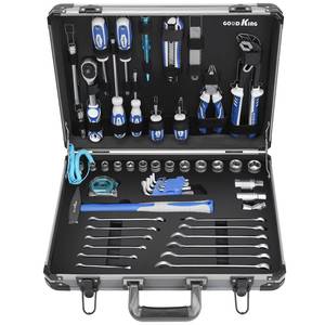 Juego de Herramientas Steeltreks, Nuevo Juego de Herramientas de Fábrica, 64 Piezas, Caja de Aluminio de Alta Calidad, Juego de Herramientas para el Hogar, Juego de Herramientas para Reparación de Automóviles - Product Image 1