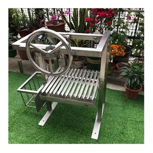 Yexinmo — barbecue Grill en acier inoxydable, série Santa Maria, argenté, brésilien - Product Image 2