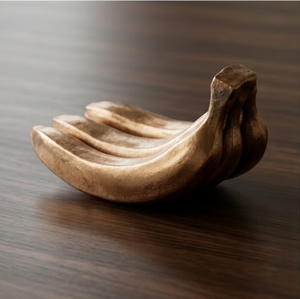 BRASS BANANA BUNCH - Sculpture Moderne en Bronze Métallique en Forme de Bouquet de Bananes - Figurine Décorative en Métal (15,5 CM X 9 CM X 11 CM) - Product Image 1