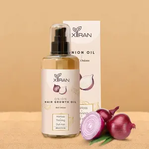 Label pribadi 100% minyak perawatan rambut bawang organik alami dengan minyak kelapa minyak penumbuh rambut organik untuk WANITA HITAM