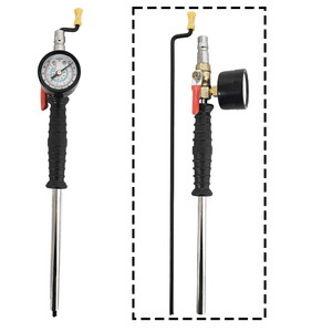 Manomètre numérique de haute précision pour pneus 220 PSI, outil de test de pression des pneus à double embout pour voitures, camions et bus - Product Image 1