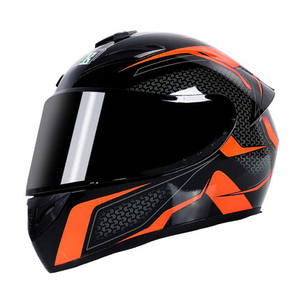 Casque de <span class=keywords><strong>moto</strong></span> intégral pour homme et femme, en ABS, toutes saisons, respirant, doublure intérieure amovible, casque pour vélo - Product Image 1