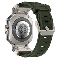 Eraysun Bracelet de montre en caoutchouc de sport de luxe pour Samsung Galaxy Ultra 47mm Bracelet de montre en silicone respirant réglable étanche