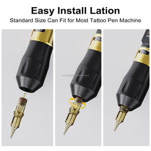 Machine à tatouer OEM personnalisée, stylo sans fil, alimentation 1700 mAh, course réglable, pistolet de maquillage permanent sans noyau - Product Image 4