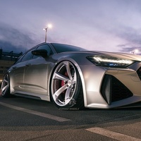 Jantes forgées HS style Rotor 19 20 21 22 23 24 pouces, concaves profondes, argentées, pour voitures particulières 5x112 pour Audi RSQ8 RS6 Avant RS7