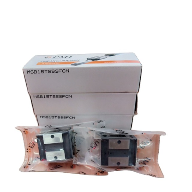 Original PMI MSA Series MSB15TSSSFCN MSB15TSSSFC  Linear Guide Rail Block MSB15TS MSB15SS MSB15 MSB15TS