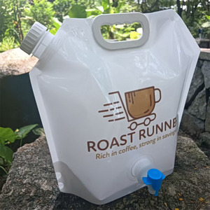 Sac en plastique personnalisé eau café emballage liquide pochette à bec debout avec bec pour boisson - Product Image 4