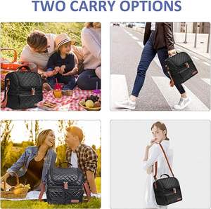 Muestra Gratuita de Bolsa de Picnic Grande de Neopreno, Refrigerador Portátil para Exteriores con Asa Extensible, Caja Aislada para Automóvil al por Mayor - Product Image 6