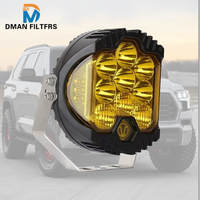 Barre lumineuse de travail LED de 7 pouces, projecteurs, 3 côtés, feux antibrouillard pour route, pour Lada 4x4 4WD ATV voitures, motos, éclairage extérieur automobile
