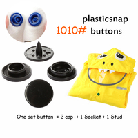 Nouveau produit blanc en plastique bouton pression prix usine outil gratuit boutons pour vêtements 1000 ensemble Hxzy plastique T5 bouton pression