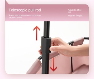 कुत्ते बिल्लियों और टेडी शिशुओं के लिए प्रमाणित लक्जरी पालतू रोलर-हल्के तह यात्रा गाड़ी - Product Image 5