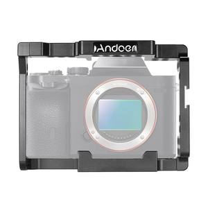 Andoer Protecteur de stabilisateur de <span class=keywords><strong>cage</strong></span> de caméra vidéo avec poignée supérieure pour caméscope Sony A7II A7RII <span class=keywords><strong>A7SII</strong></span> ILDC Mirrorless - Product Image 5
