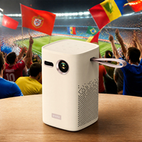 Proyector DLP Portátil BYINTEK Magic 1 Max con Android 11, 1080P, 200 Lúmenes, 4 Horas de Batería, Altavoces Integrados, para Exteriores y Camping