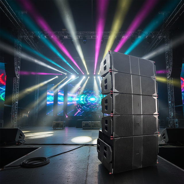 Dual 12 Inch 2 Ways Line Array Active/passive Loudspeaker Professional Audio Powered Line Array Speakers for Stage Sound