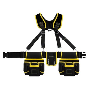 New Design Multi-Functional Double <strong>Tool</strong> <strong>Belt</strong> Bag Custom Made Carpenter Leather <strong>Tool</strong> <strong>Belt</strong> Waterproof Reasonable Price OEM - Product Image 1
