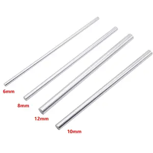 1pcs 8mm 8 100 200 300 400 500 600 700 800 linear shaft 3d printer parts 8mm Cylinder Chrome Plated Liner Rods axis