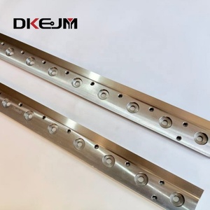 <span class=keywords><strong>Lame</strong></span> de couteau à coupe transversale industrielle pour la fabrication de sacs et la découpe du papier |   Couteau de coupe mécanique en acier inoxydable HSS / D2 |   Dekeer - Product Image 1